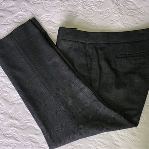 J Crew Campbell Fit Plaid Wool Cropped Pants